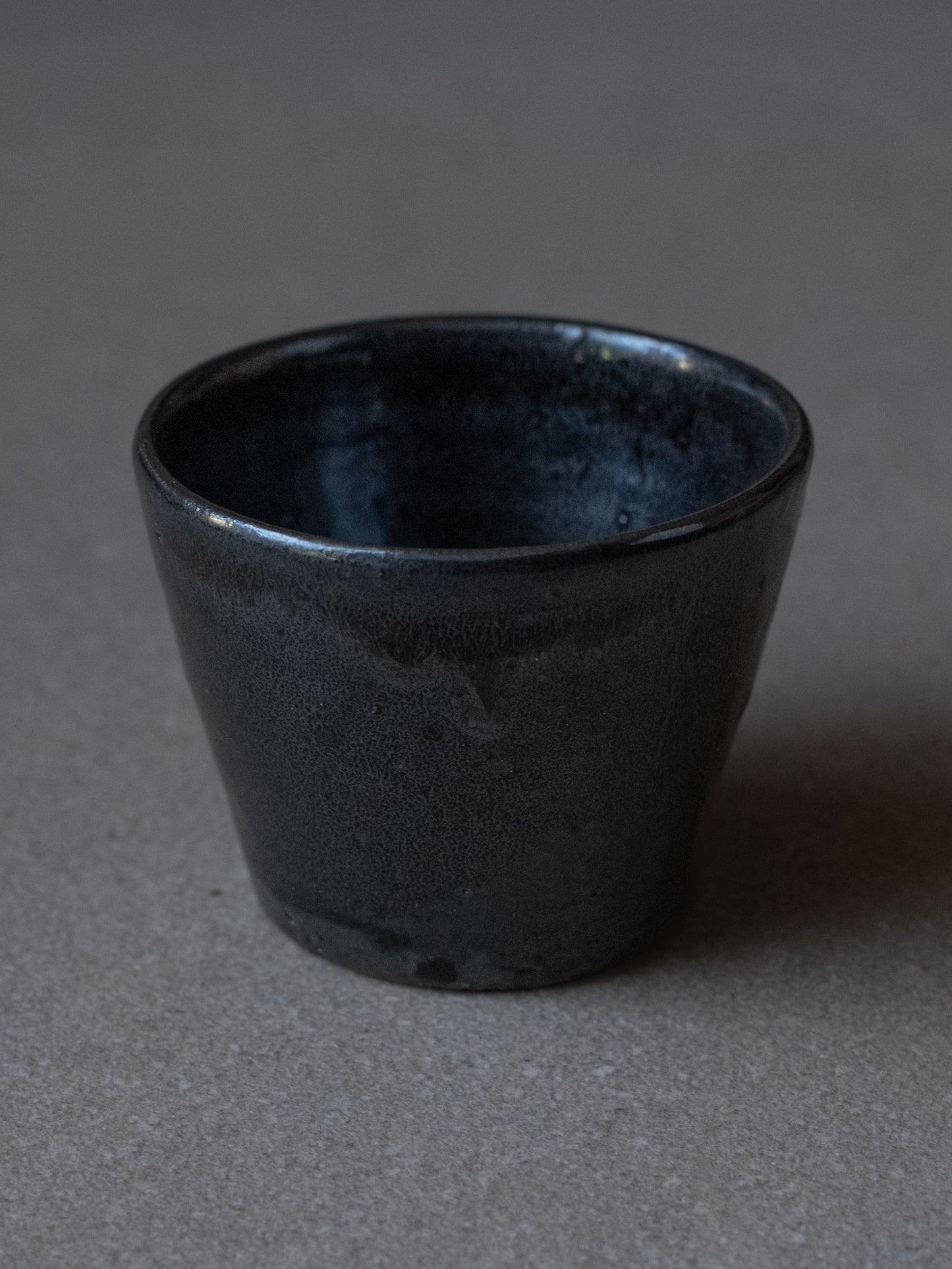 Angled Tea Cup - Black