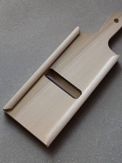 Wooden Daikon Julienne Shredder