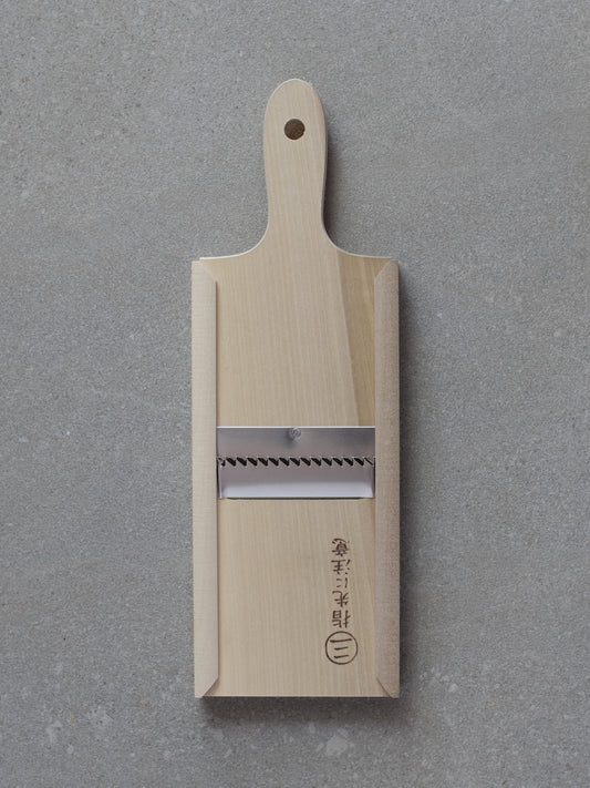 Wooden Daikon Julienne Shredder