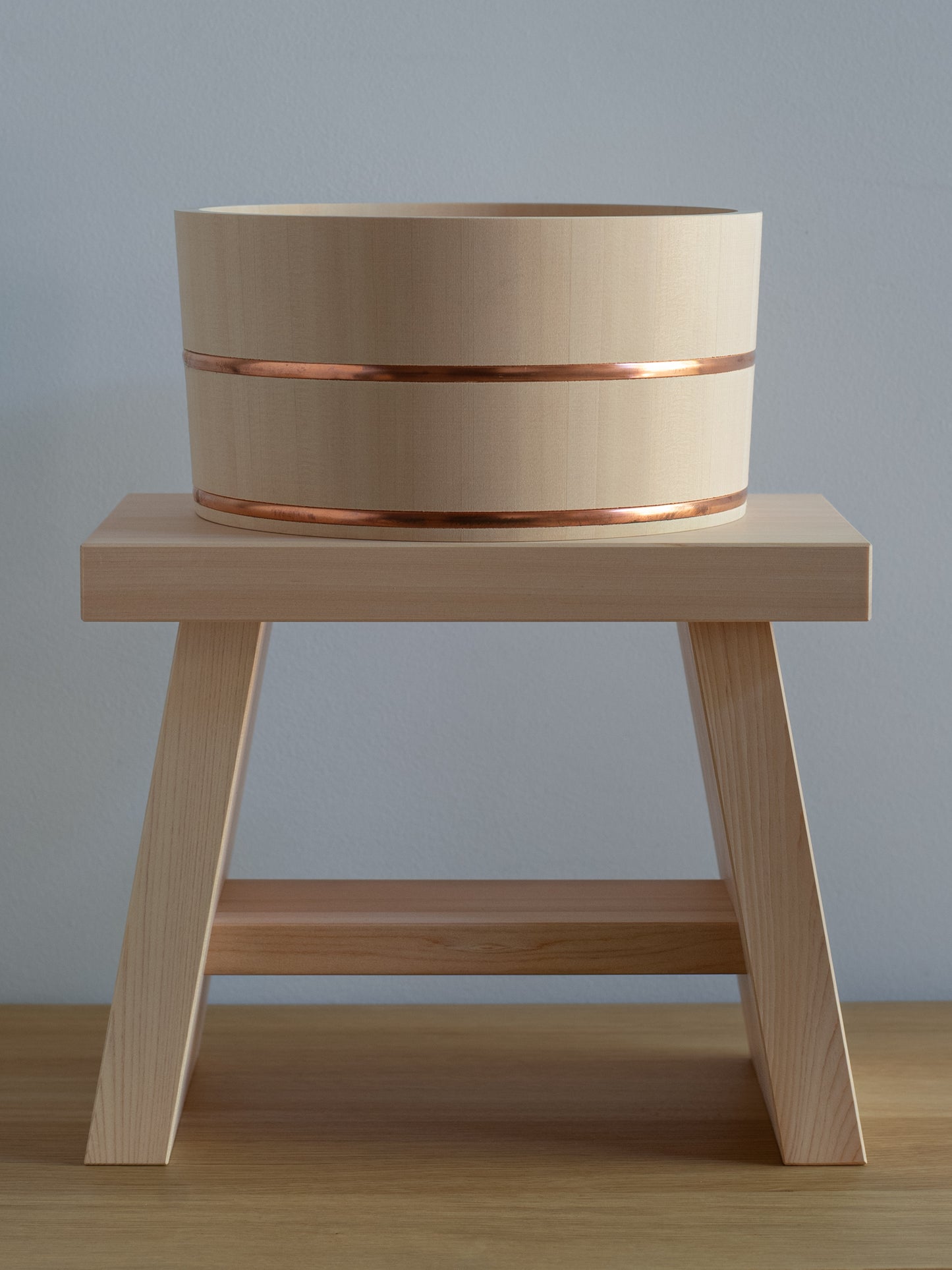 Hinoki Cypress Bath Stool