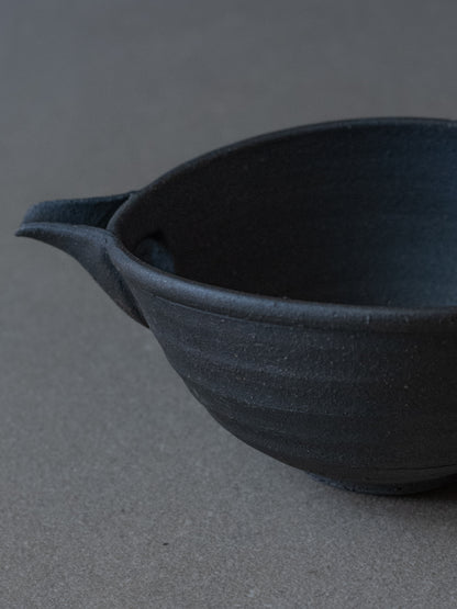 Dark Clay Katakuchi Bowl