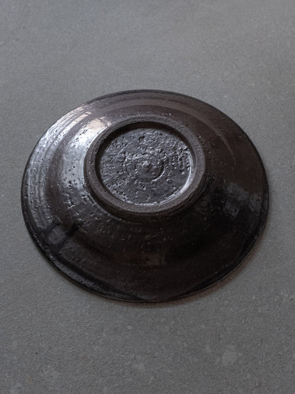 Black Footed Plate - Medium