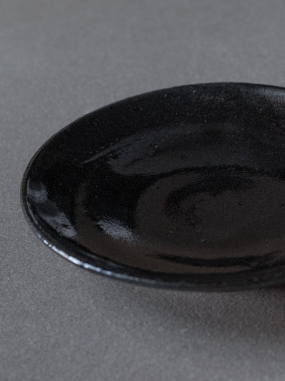 Black Footed Plate - Small