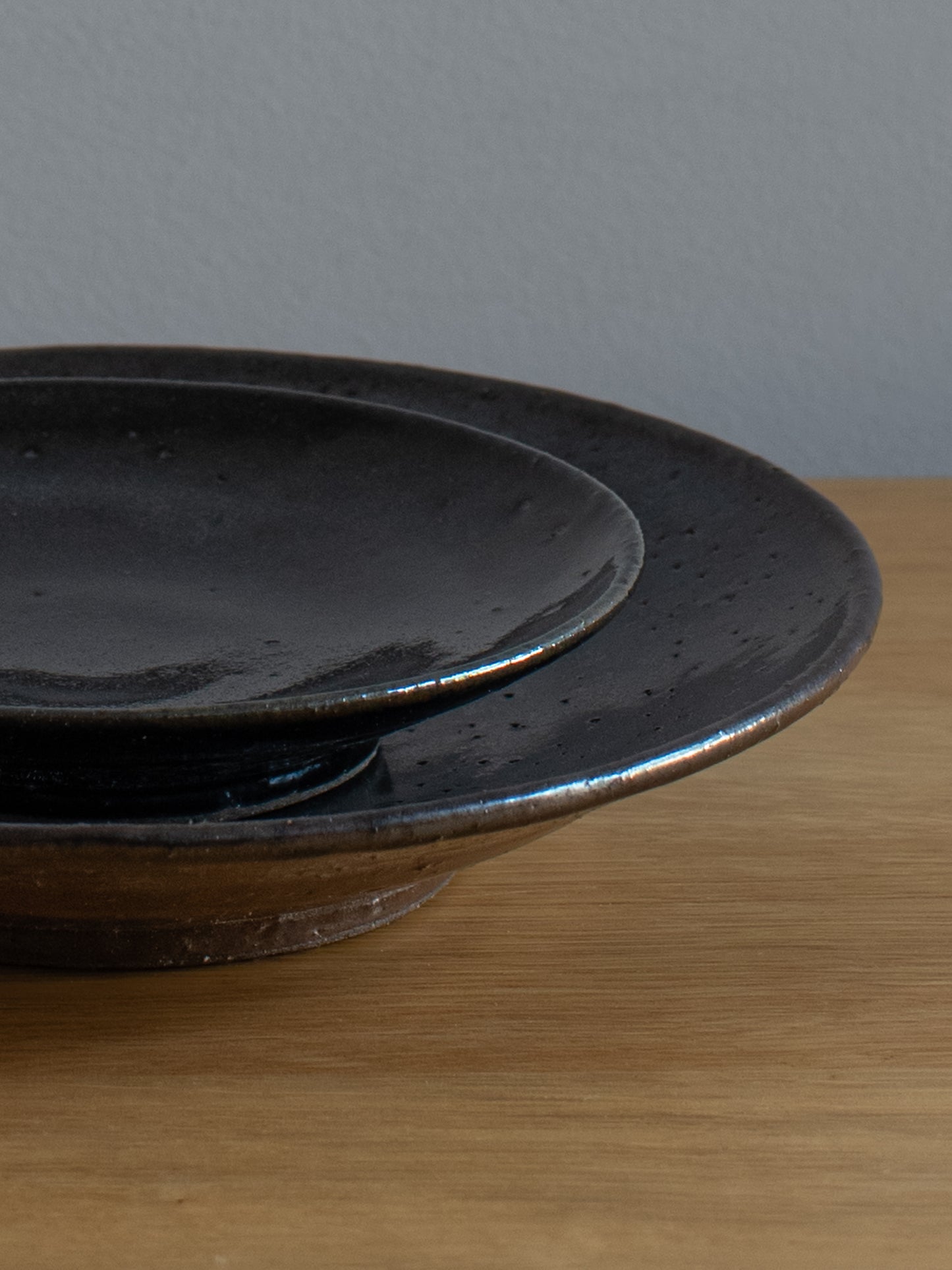 Black Footed Plate - Small