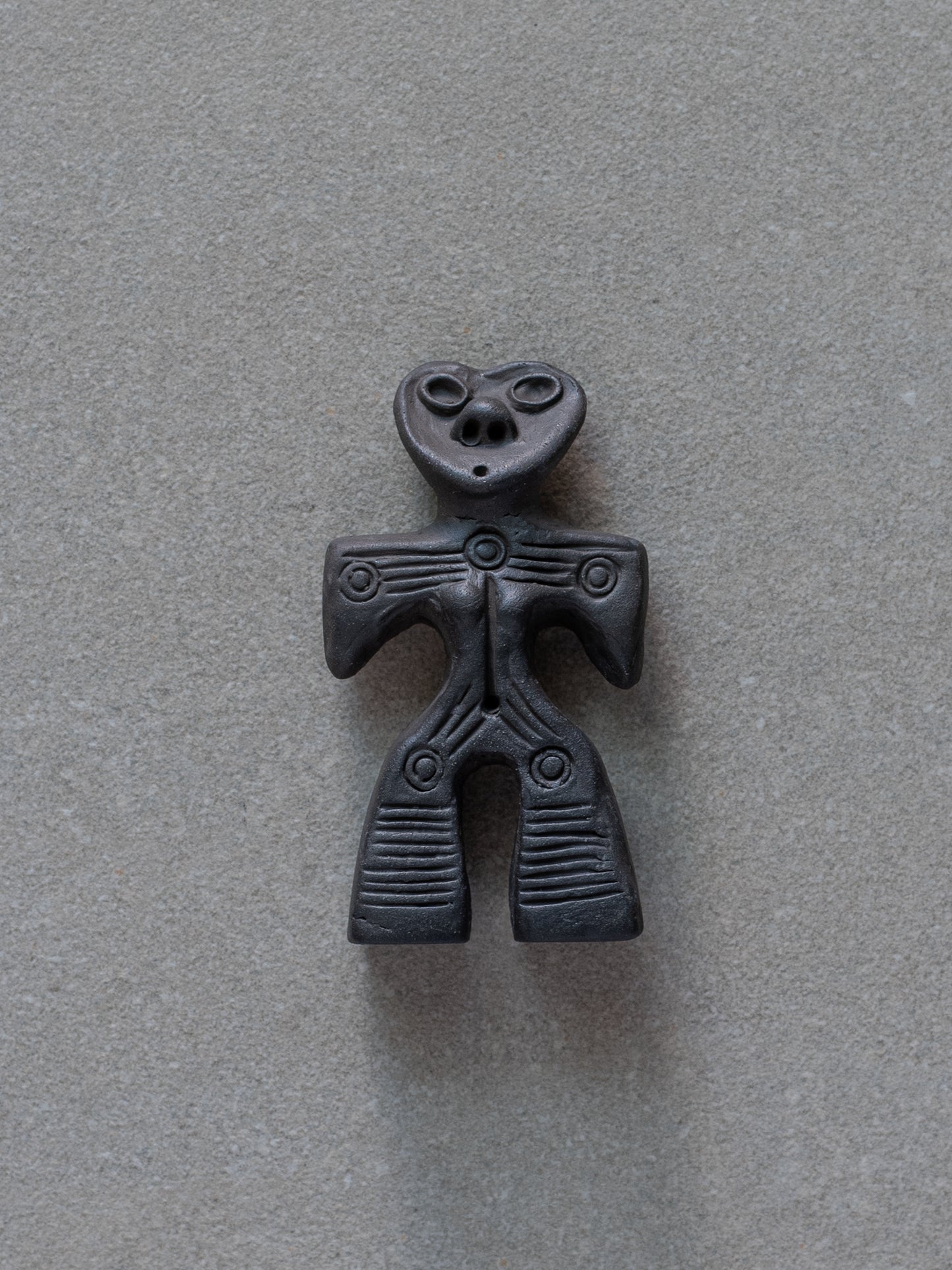 Heart-Shaped Jomon Dogu Figurine - X-Small