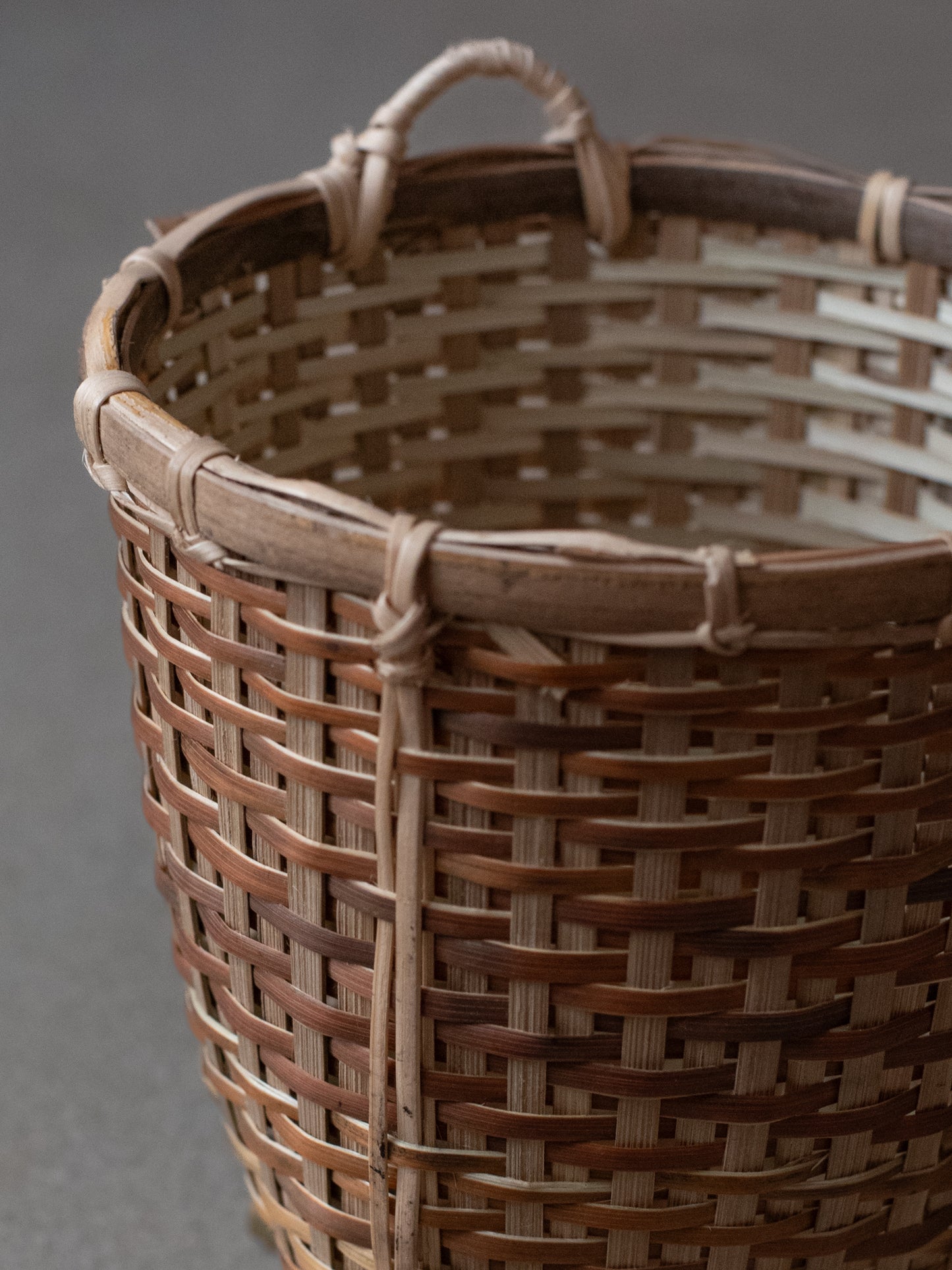 Woven Bamboo Wall Basket