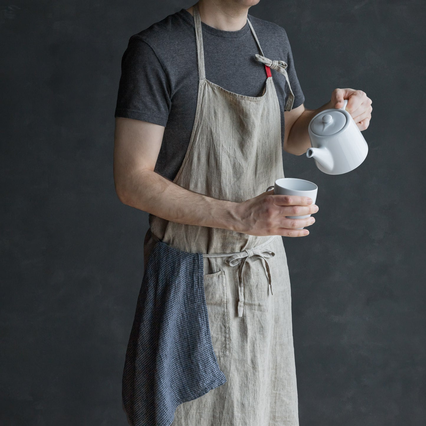 Linen Apron - Flax