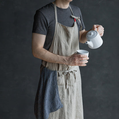 Linen Apron - Flax