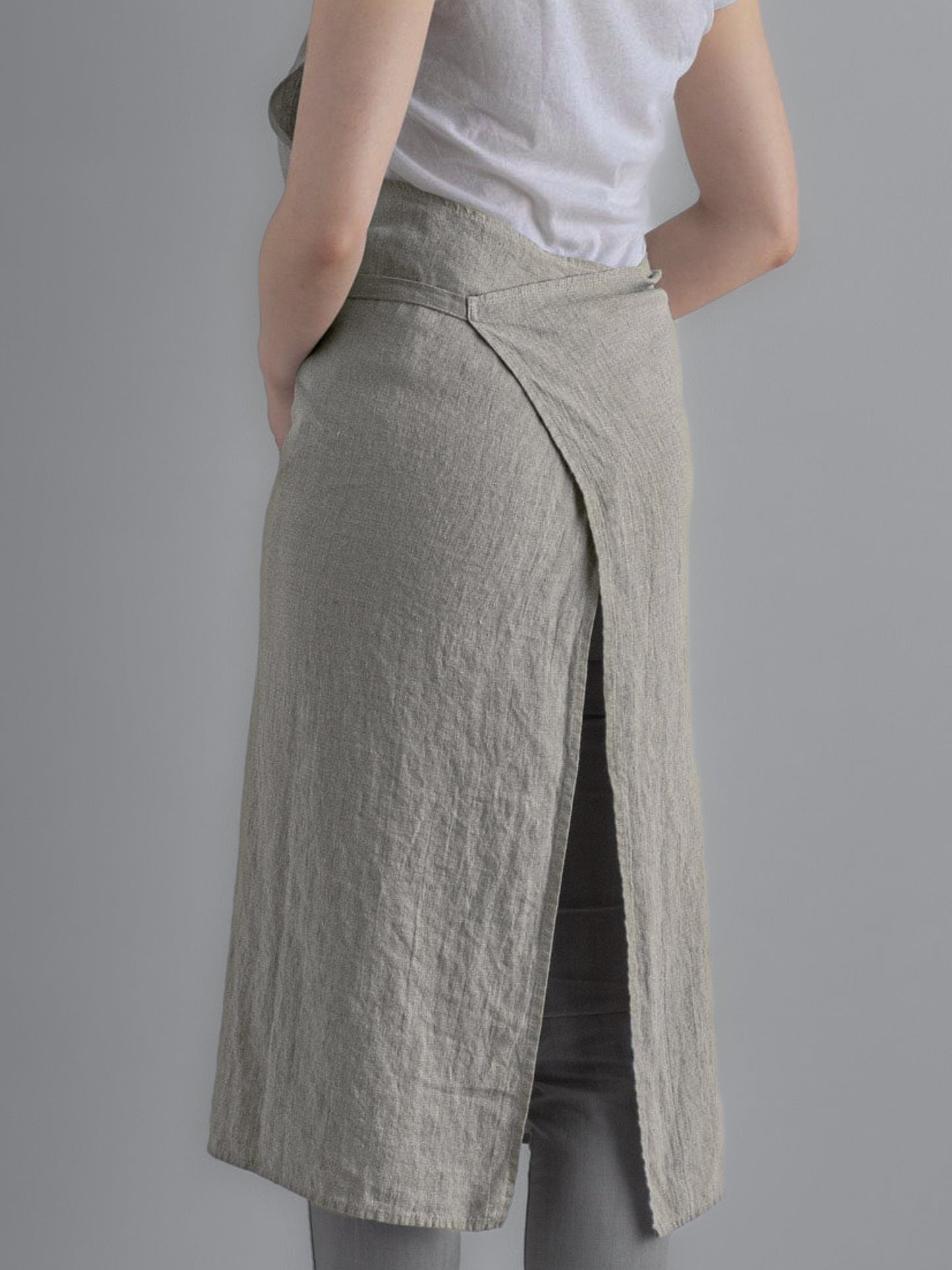 Linen Apron - Flax