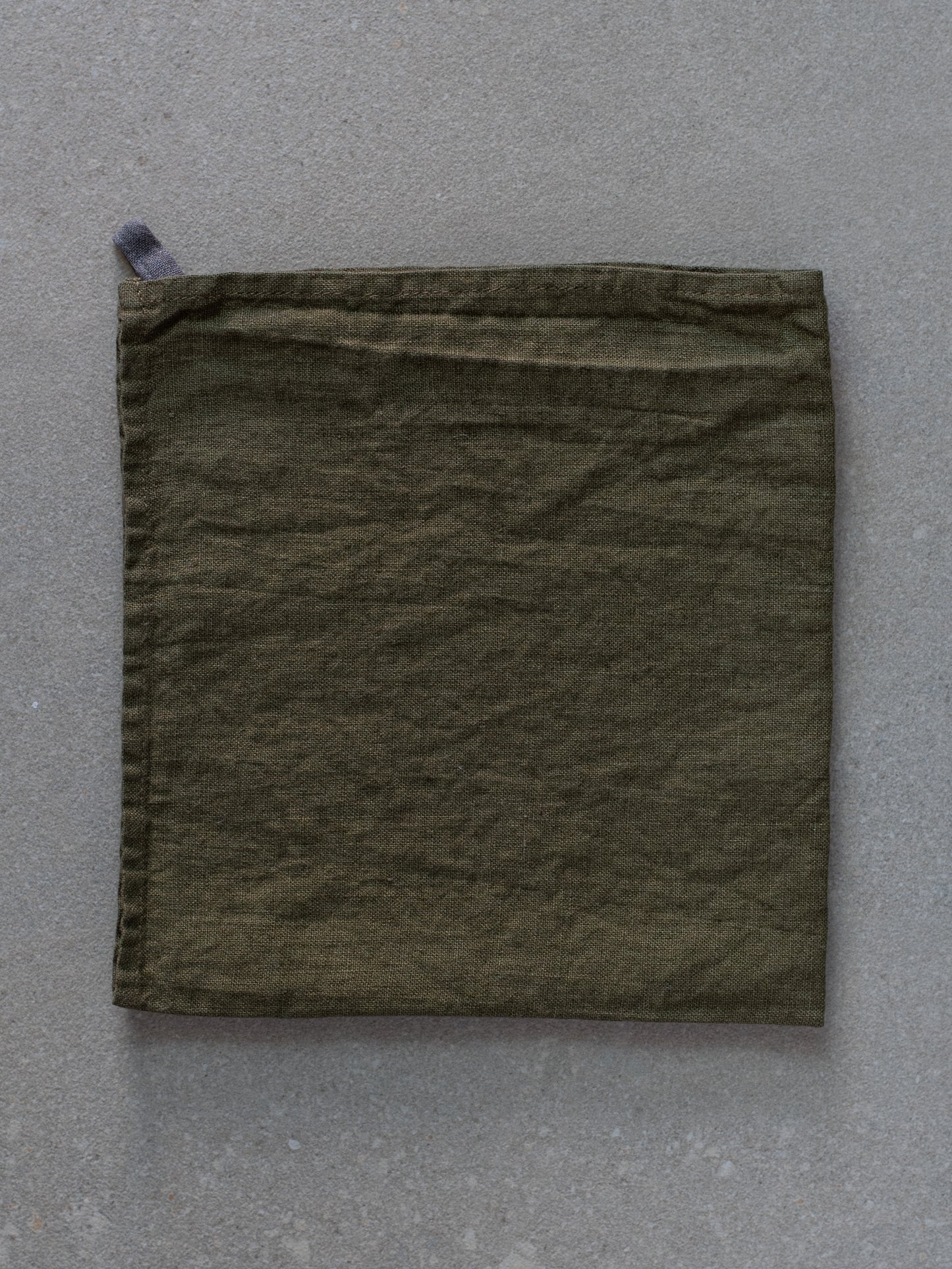 Square Kitchen Cloth - Khaki Green