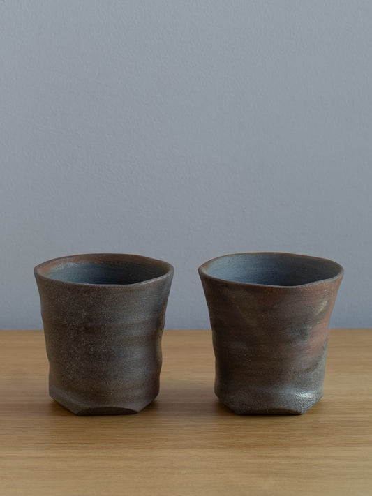 Bizen Ware Cups (Set of 2)