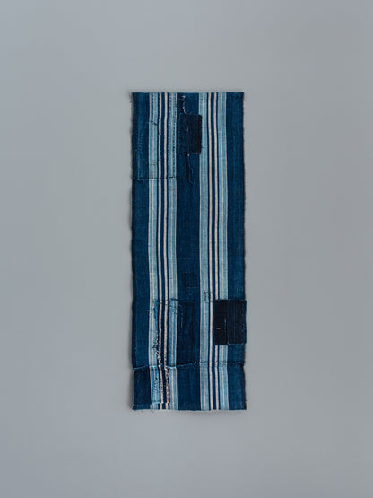 Antique Japanese Boro Textile - Indigo Stripes