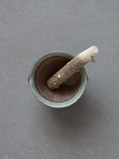 Mino Ware Suribachi & Surikogi Set - Small