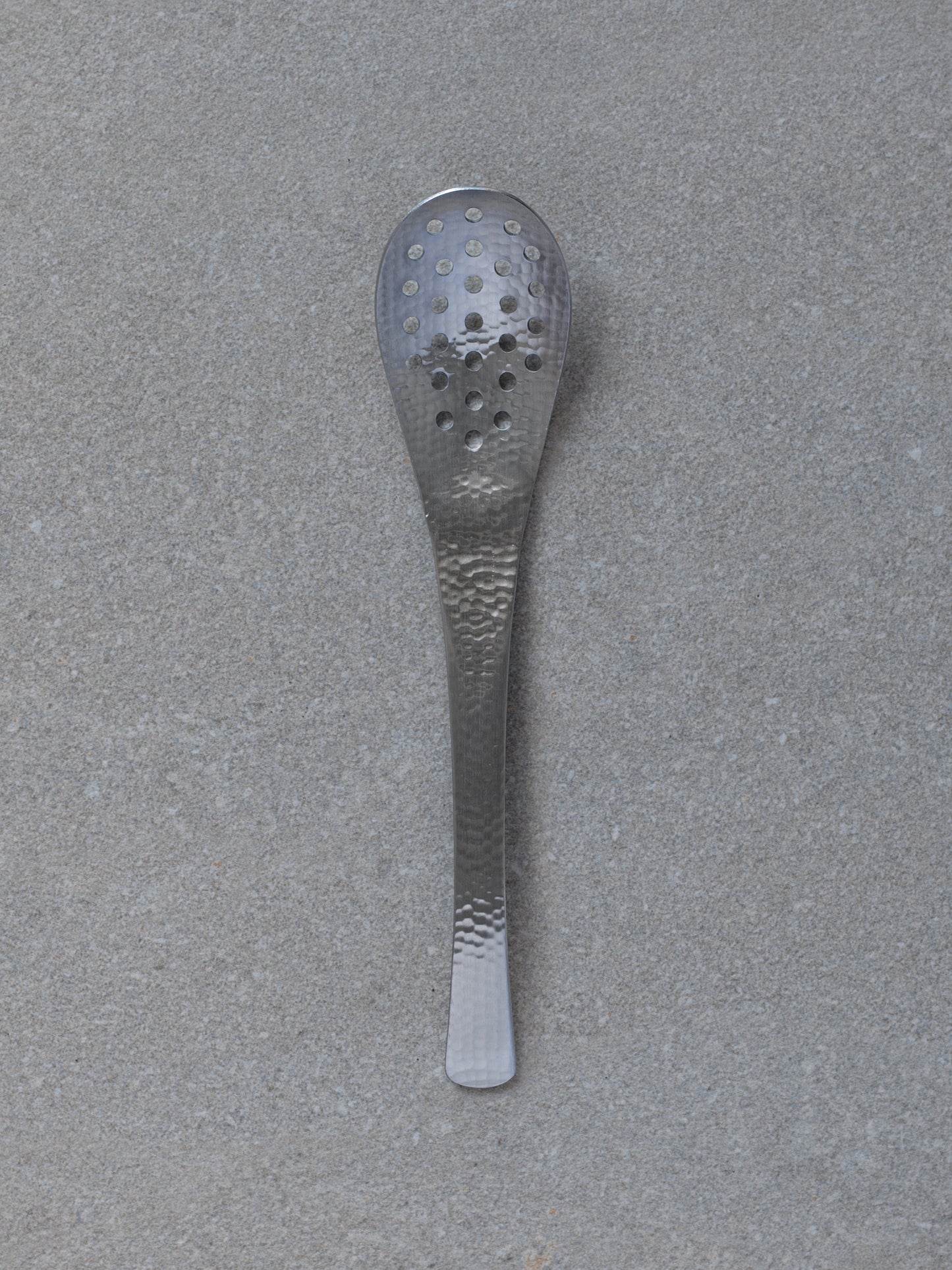 Nagomi Hammered Cutlery - Slotted Serving Spoon