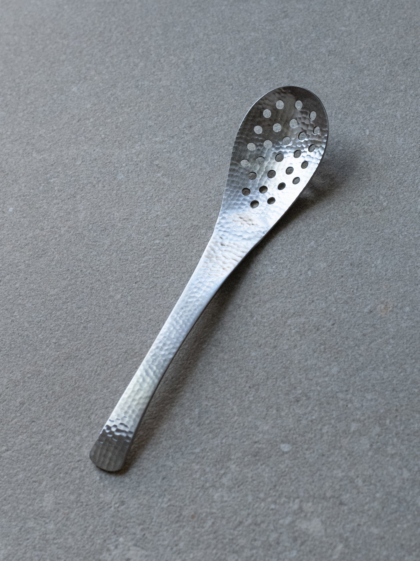 Nagomi Hammered Cutlery - Slotted Serving Spoon