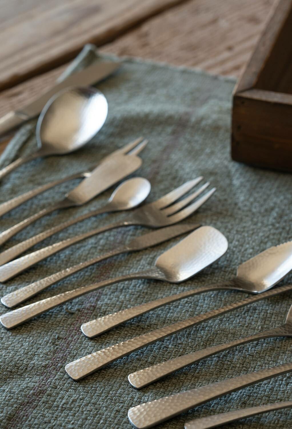 Nagomi Hammered Cutlery - Teaspoon (2 pieces)