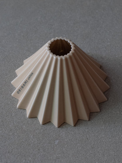 Origami Dripper - S / Matte Beige