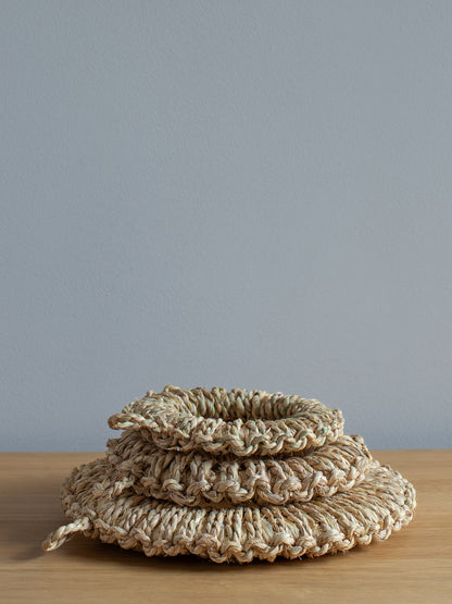 Straw Trivet - Large